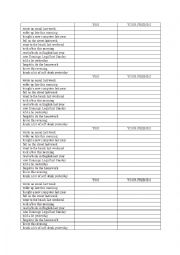 English Worksheet: Find someone who