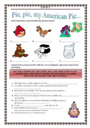 English Worksheet: IDIOMS 3 - FOOD with a key