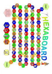 English Worksheet: Hexaboard: A Magical Board Game