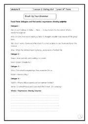 English Worksheet: eating out