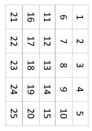 English Worksheet: NUMBERS 1-100 CUT&PASTE MATCH&LEARN