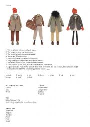 English Worksheet: Clothes