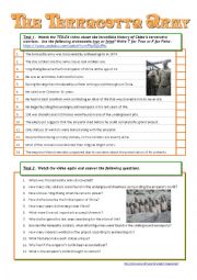 English Worksheet: The Terracotta Army