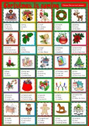 English Worksheet: Christmas is coming