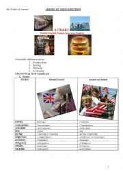 English Worksheet: AMERICAN ENGLISH