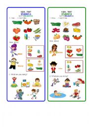English Worksheet: Speaking Cards - kids