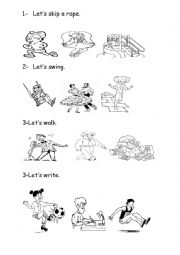 English Worksheet: LETS