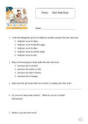 English Worksheet: Bee-bim Bop!