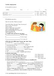 English Worksheet: Simple Conversation (verb to be) this/that