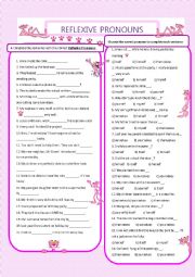 English Worksheet: Reflexive Pronouns