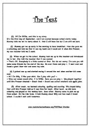 English Worksheet: end of term test 1 9th form