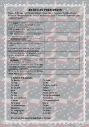 English Worksheet: Famous American Presidents