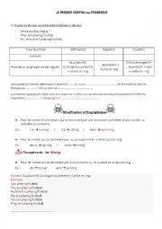 English Worksheet: Present Continous Lesson