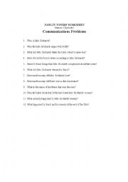 English Worksheet: Fawlty Towers Worksheet - Communication Problems