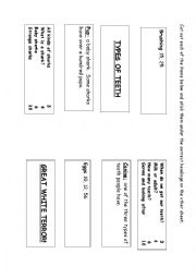 English Worksheet: non-fiction text features