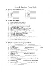 English Worksheet: PRESENT SIMPLE QUIESTIONS