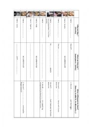 Heroes TV Series worksheet