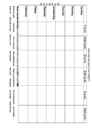 English Worksheet: Daily routine worksheet