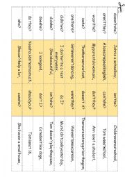 English Worksheet: TAG QUESTIONS domino game