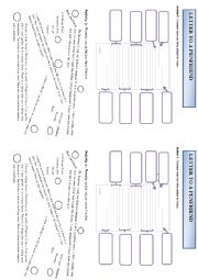 English Worksheet: Letter to a penfriend