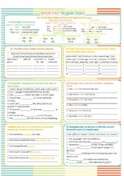 English Worksheet: Regular Verbs Simple Past