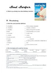 English Worksheet: Soul Surfer