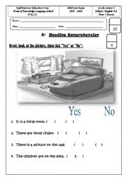 English Worksheet: test