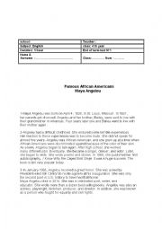 English Worksheet: End Of Term Test N1 Reading  Part