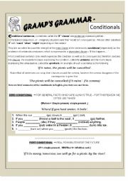 English Worksheet: Gramps Grammar - Conditionals