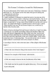 English Worksheet: Comprehension 