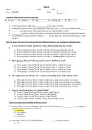 English Worksheet: quiz