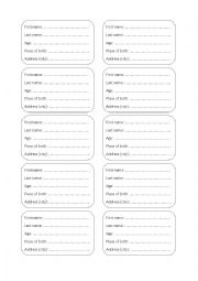 Identity cards