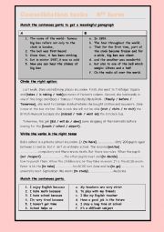 English Worksheet: conslidation tasks for 8th form (module 1 and 2) 