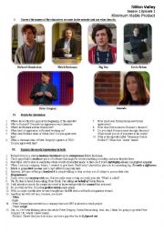 English Worksheet: Silicon Valley. s1e1. Minimum Viable Product