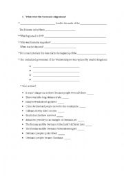 English Worksheet: history