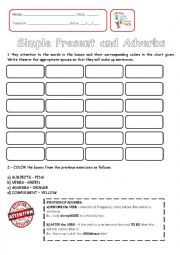 English Worksheet: Simple Present - Adverbs of Frequency