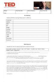 English Worksheet: Ted Talk - Jamie Oliver