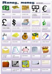 English Worksheet: mONEY, MONEY!