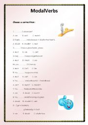 English Worksheet: Modal Verbs
