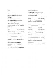 English Worksheet: Human