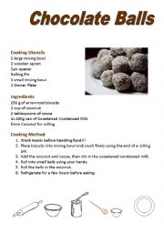 Chocolate Ball Activity