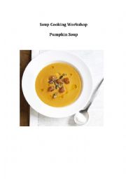 Pumpkin Soup - A cooking verbs gap fill