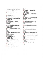 English Worksheet: CAUSATIVES