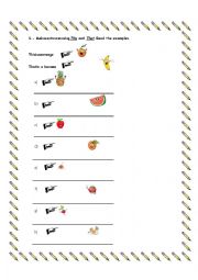 English Worksheet: this, that, these and those negative and affirmative form