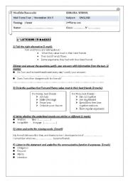 2nd form eco mid term test