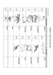 English Worksheet: English vowels