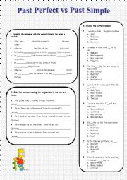 PAST PERFECT VS. PAST SIMPLE