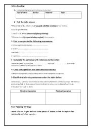 English Worksheet: Lesson 22: Family Matters