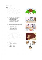 English Worksheet: English exercises