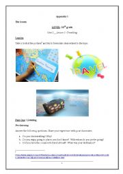 English Worksheet: 2nd form travelling